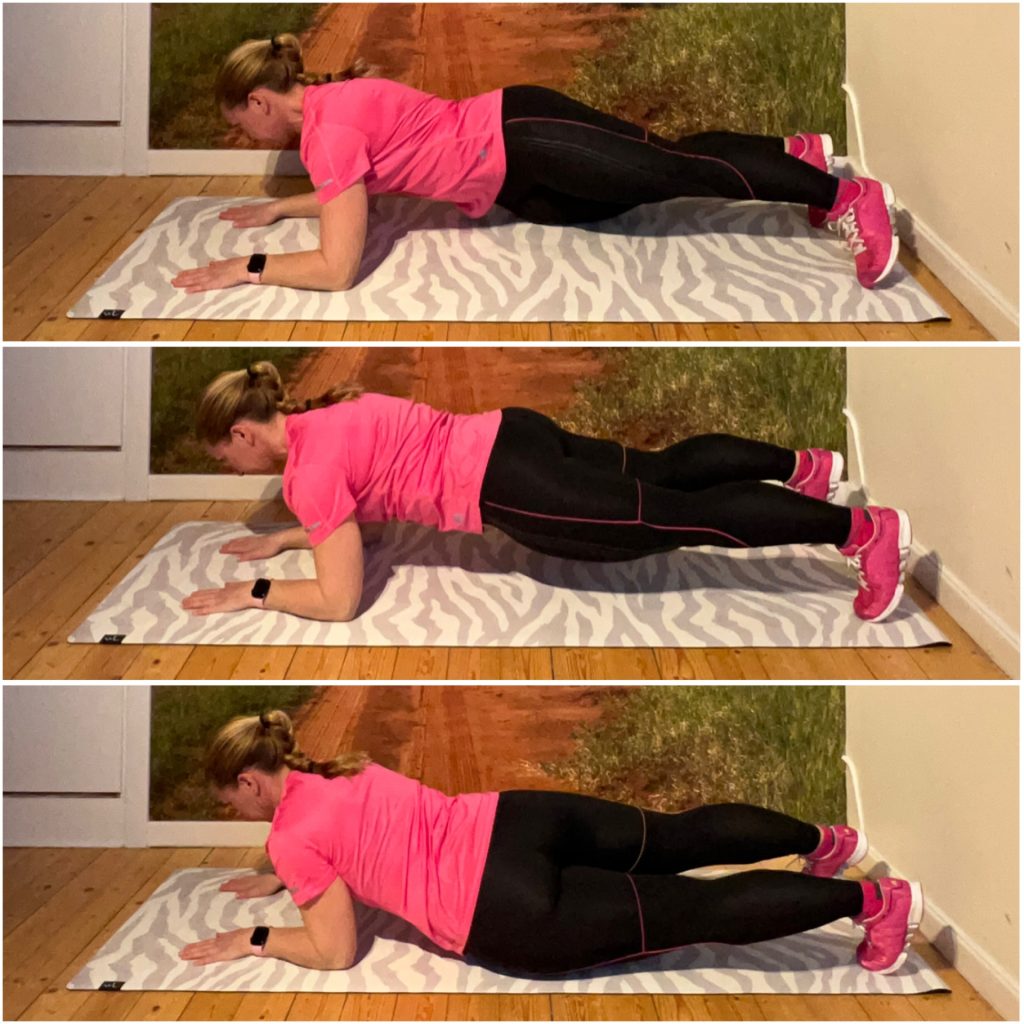 Planka med höft i golv