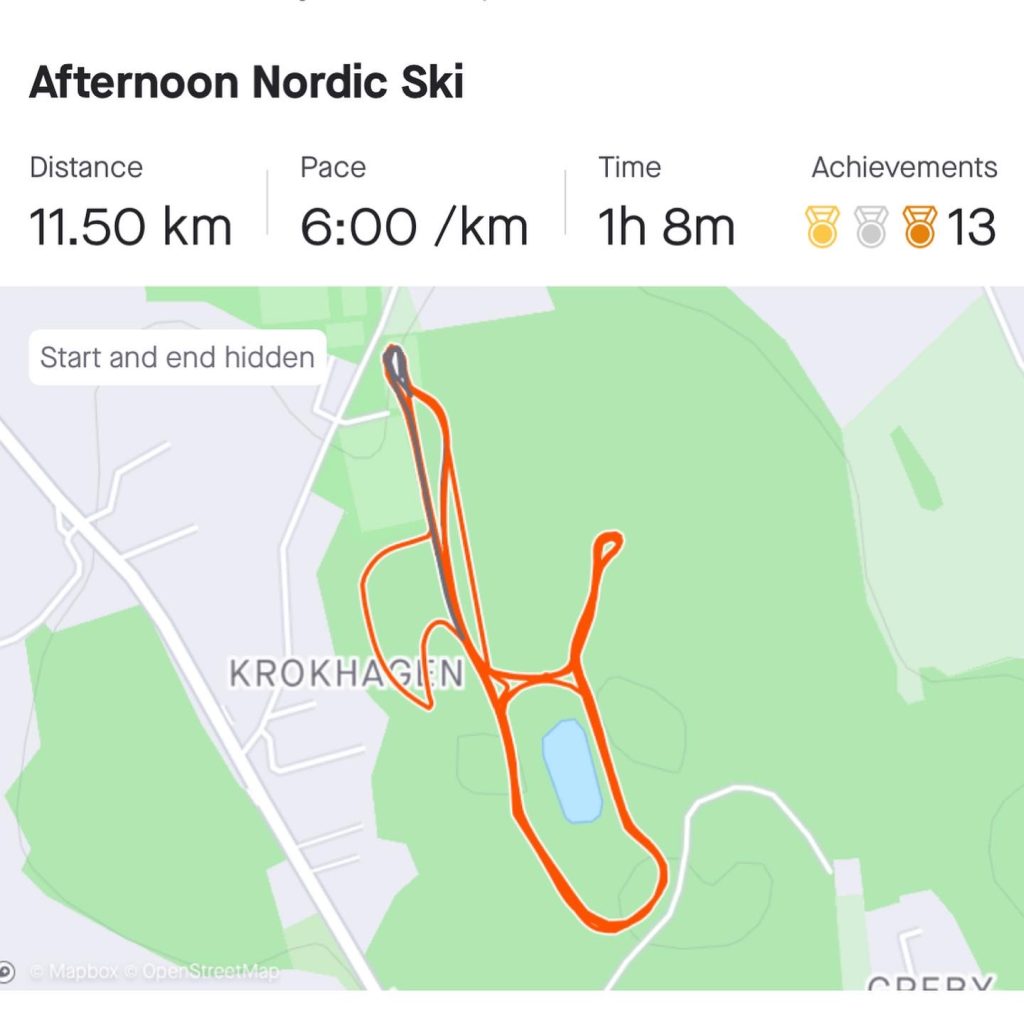 Nu är jag uppe i ett maraton