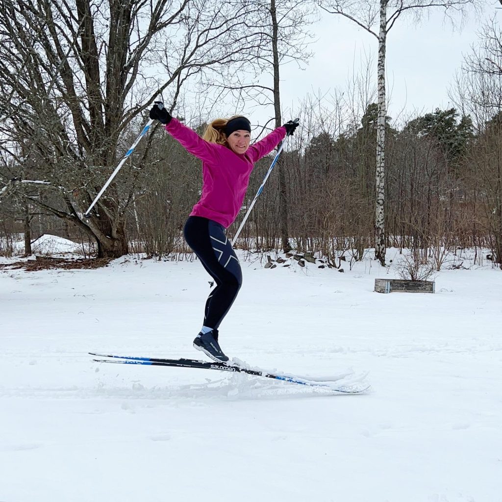 Fredagshopp på skidor