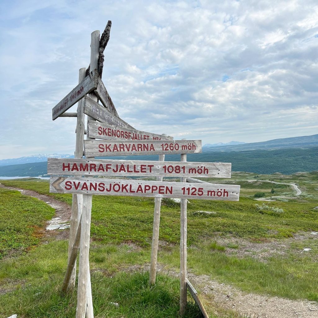 Skylt Svansjökläppen