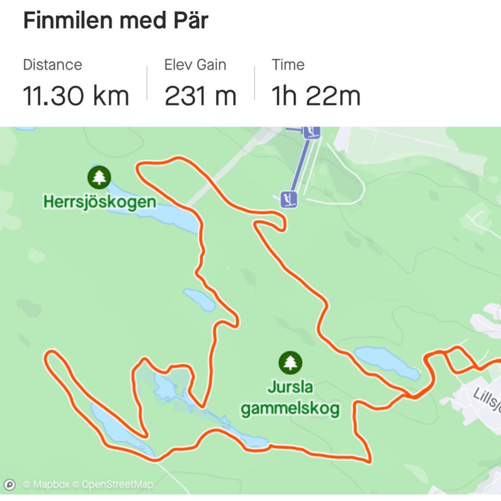 Äntligen finmilen igen