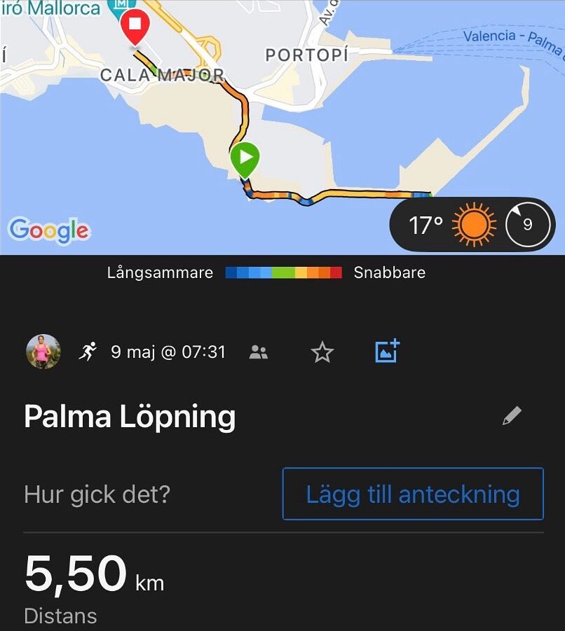 Löpning på Mallorca