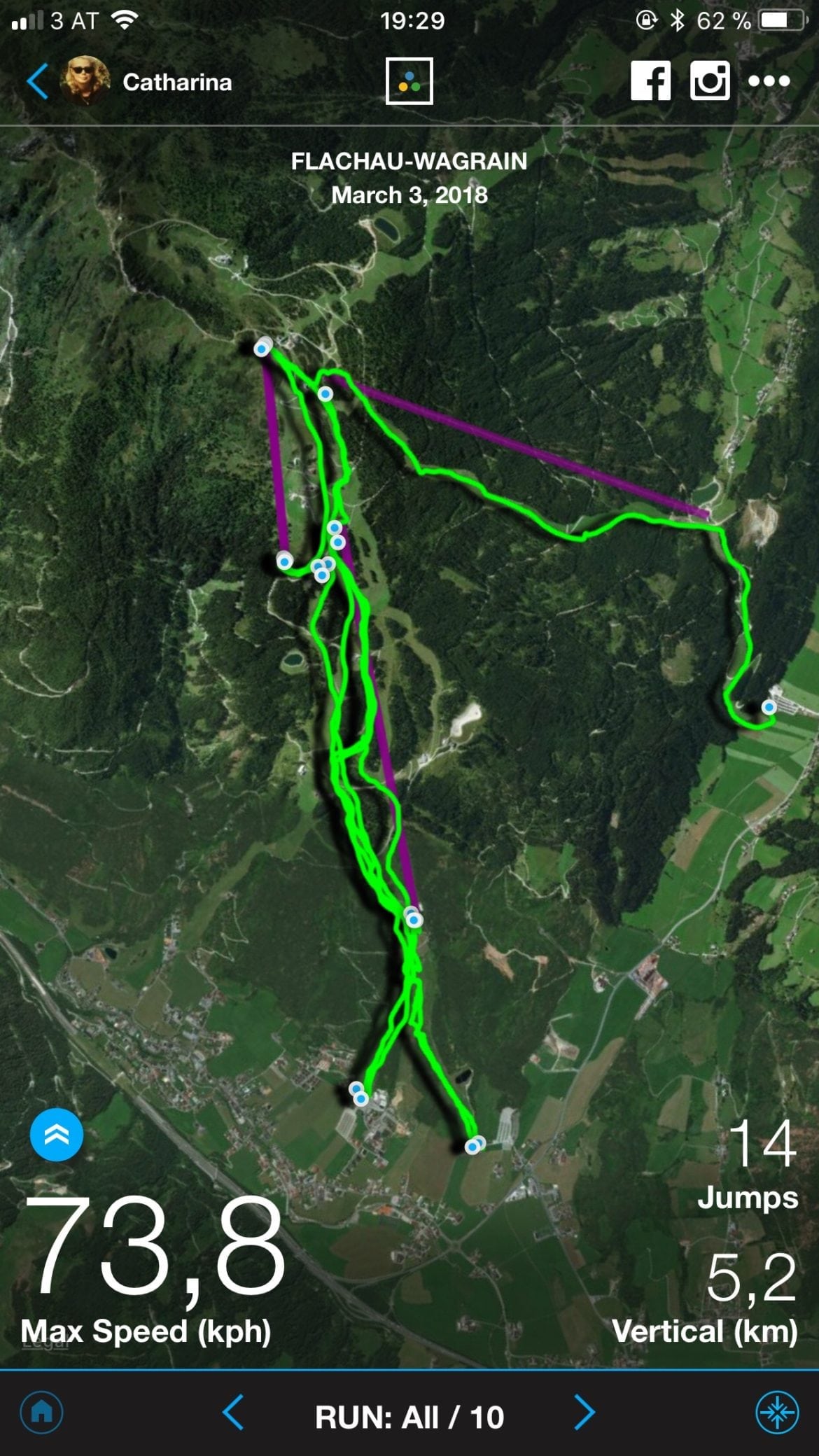 Trace Snow app