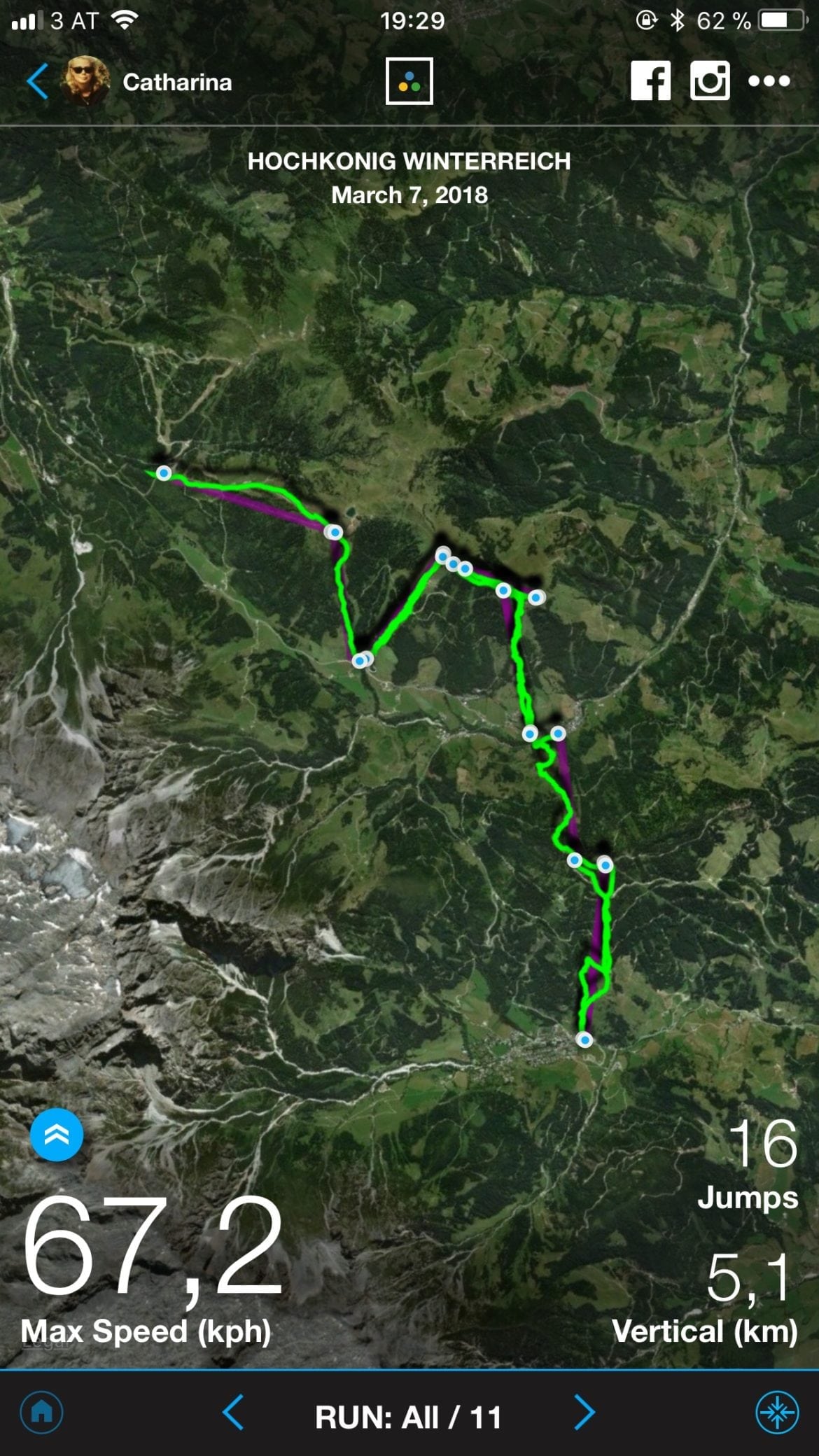 Trace Snow app
