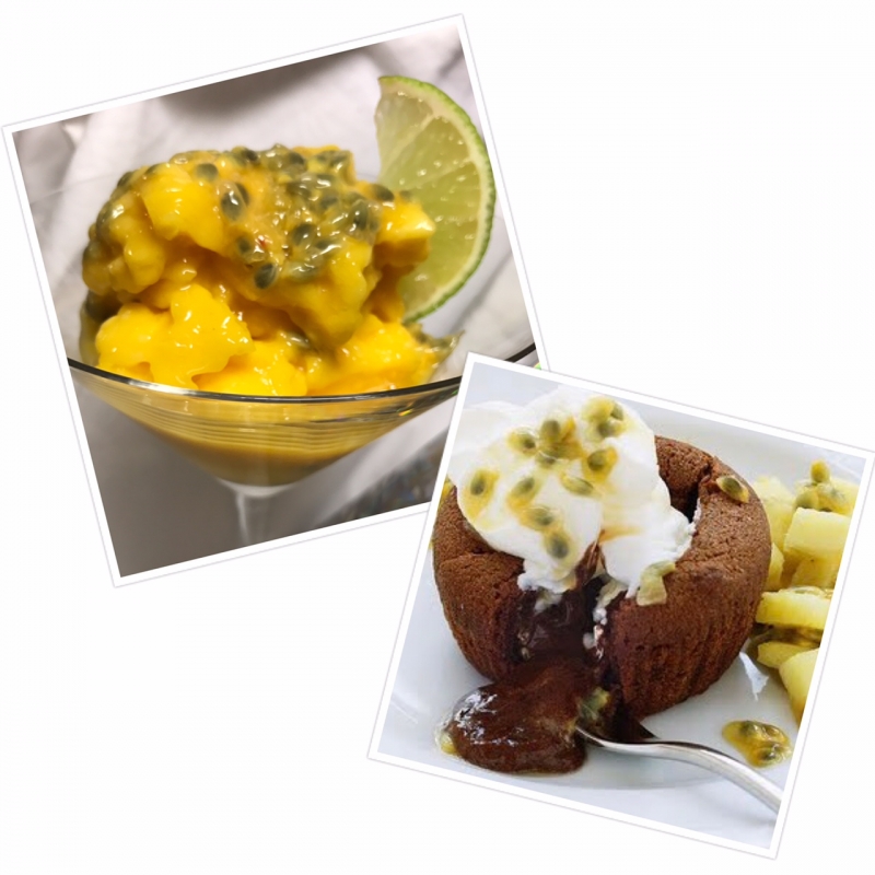 Image-22 - Nyårsdessert(er): Mangosorbet med chokladfondant