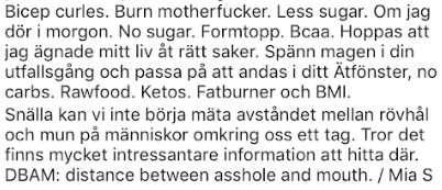 Mia3 - VARNING: Kroppshets (i form av squats)