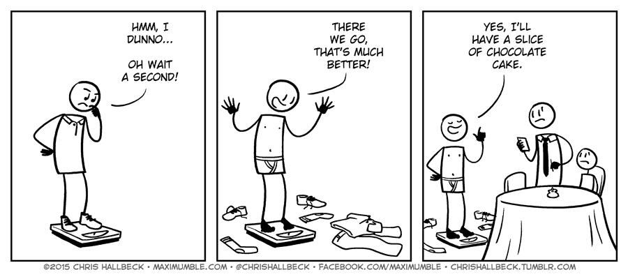 weight-scale-comic - Viktlöshet