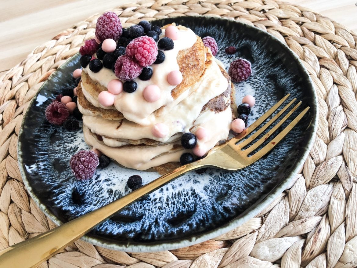227B1CB3-2091-426C-9D97-278F4ED8D316 - Proteinrik och glutenfri pannkakstårta