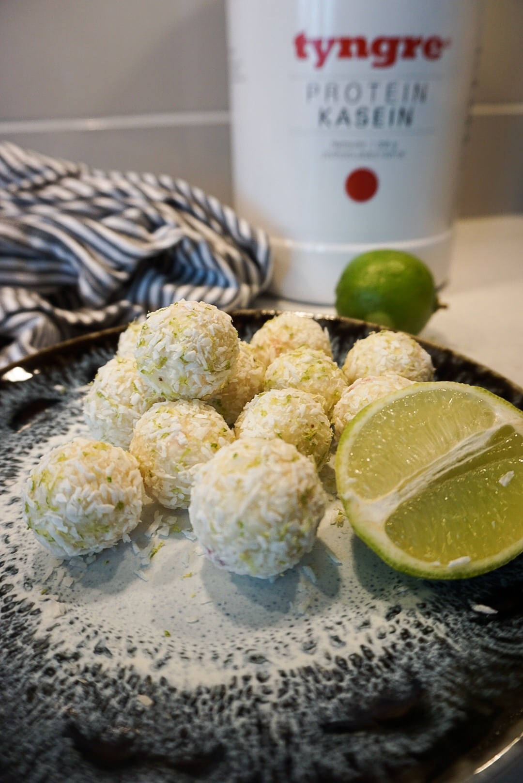 proteinbollar jordgubb- och lime 