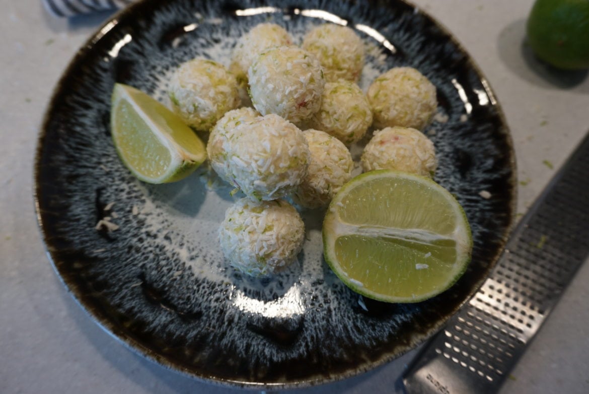 proteinbollar jordgubb- och lime 