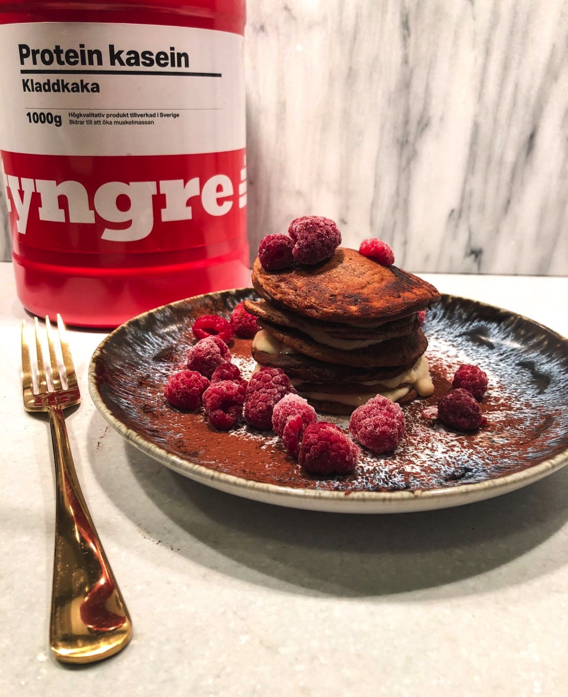 proteinpannkakor mintchoklad