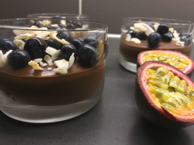 mousse - Raw chokladmousse på avokado och banan
