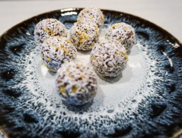 proteinbollar blåbär citron