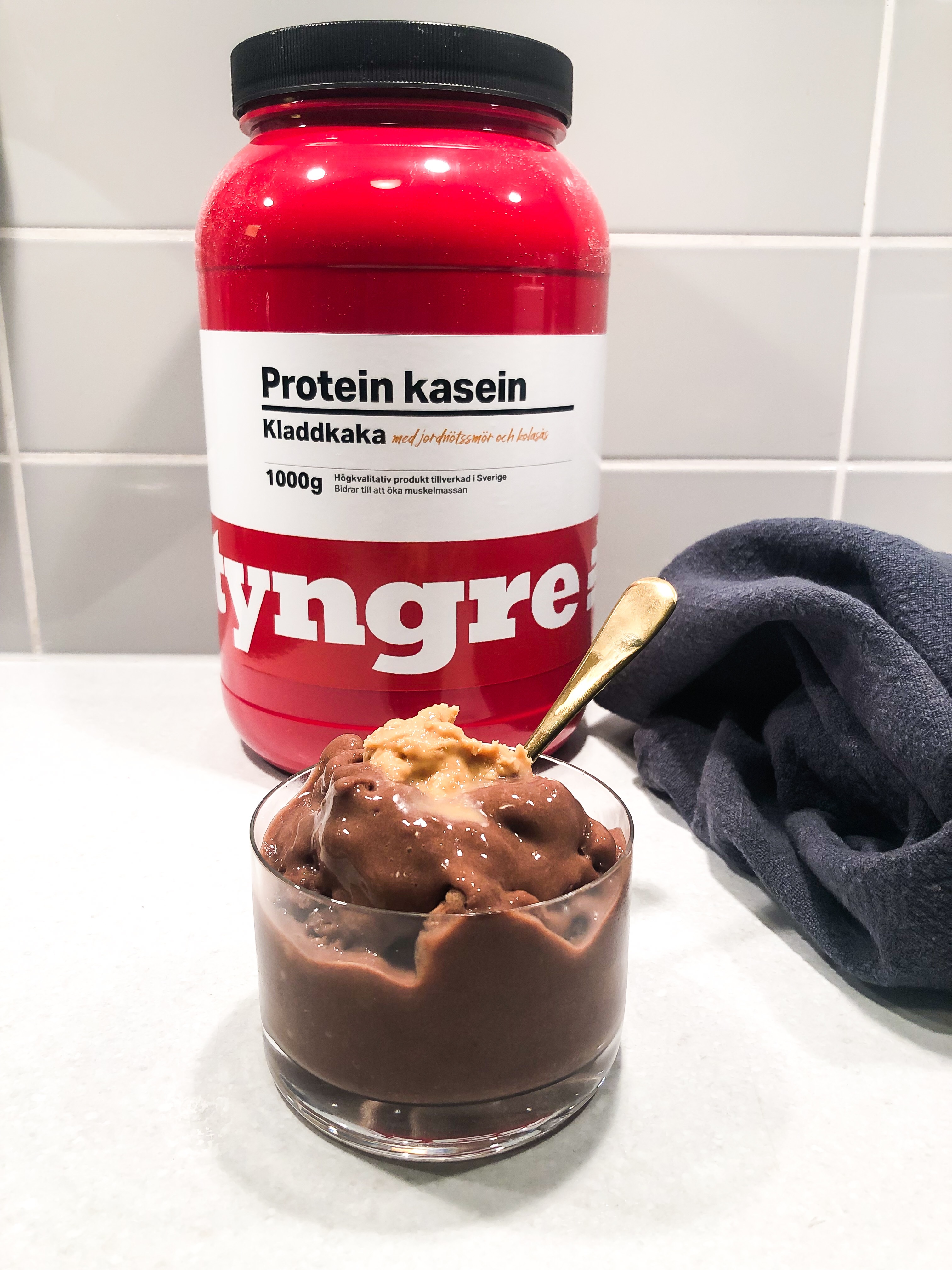 Proteinglass kladdkaka 