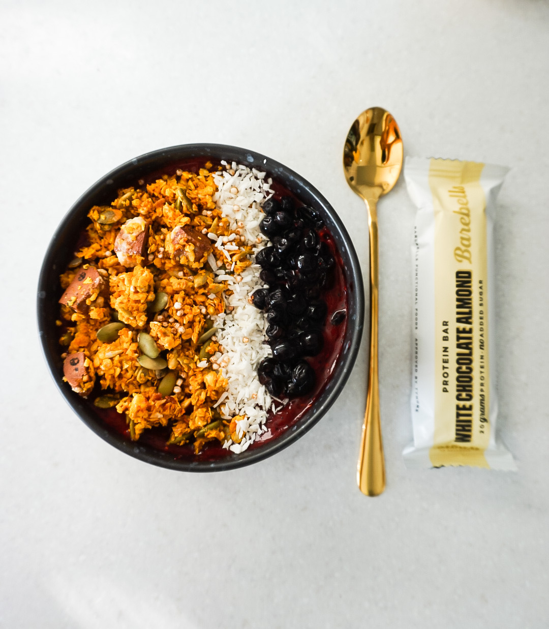 saffransgranola barebells 