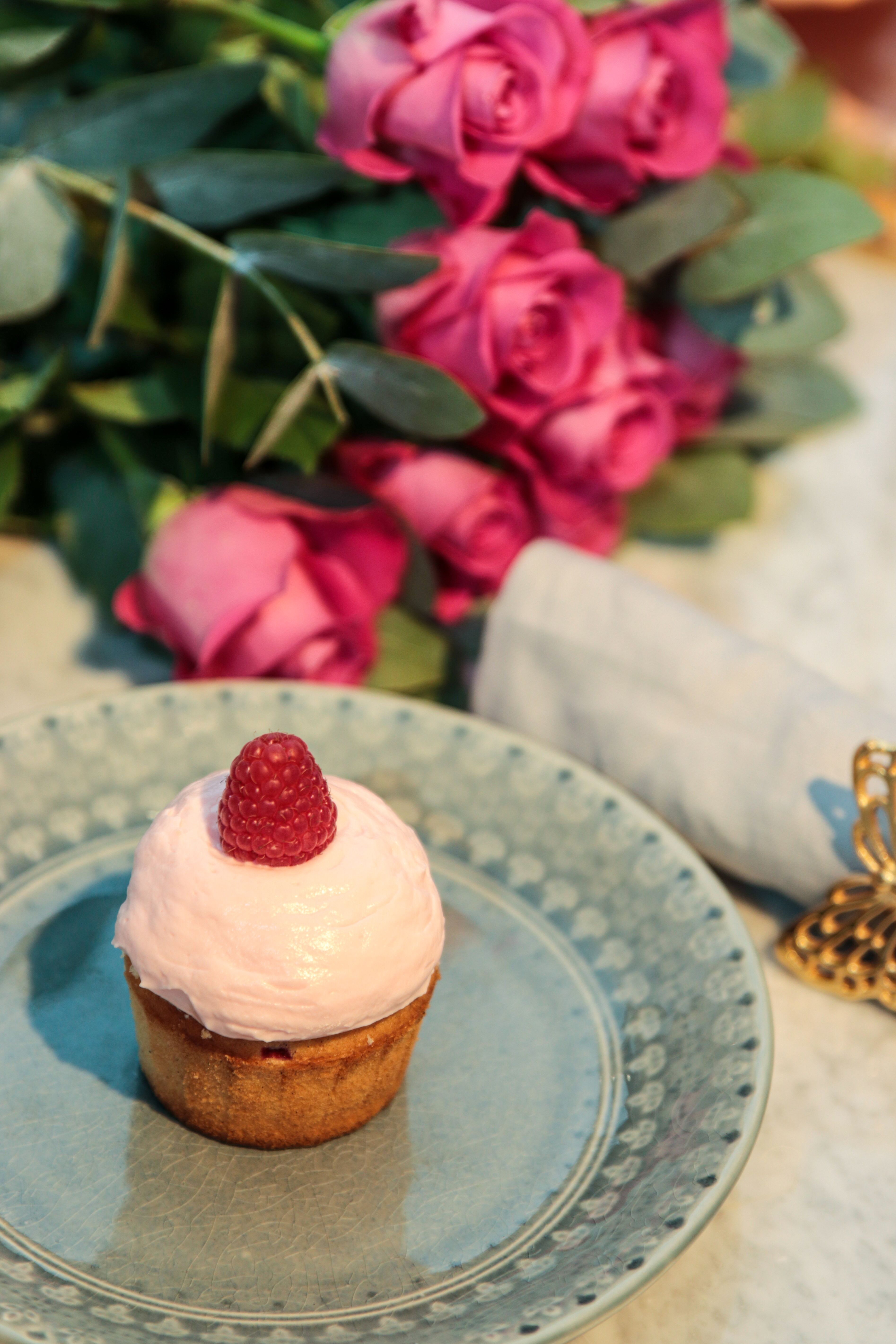 Sockerfria halloncupcakes