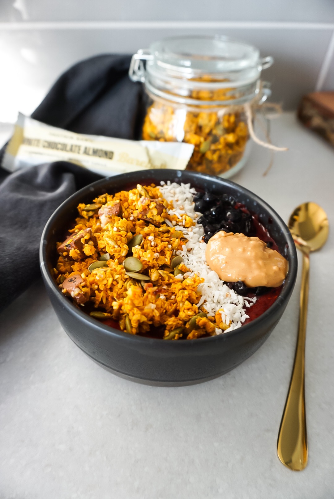 saffransgranola barebells 
