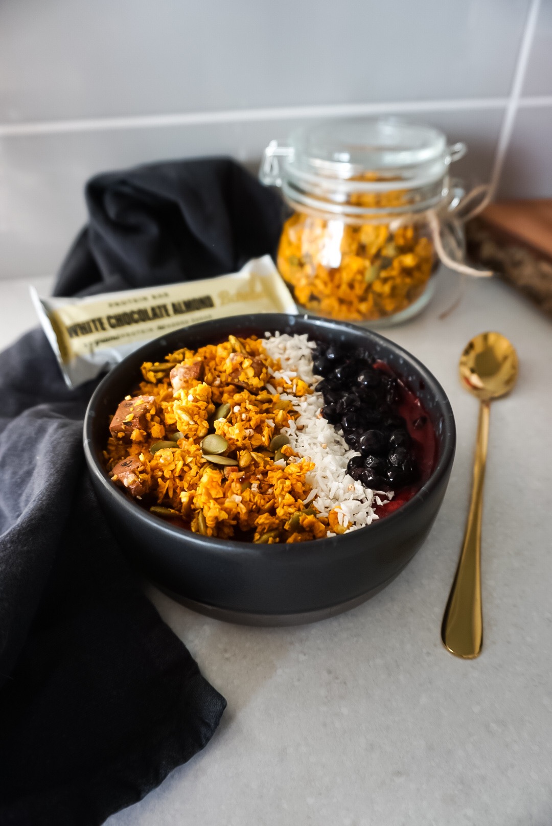 saffransgranola barebells 