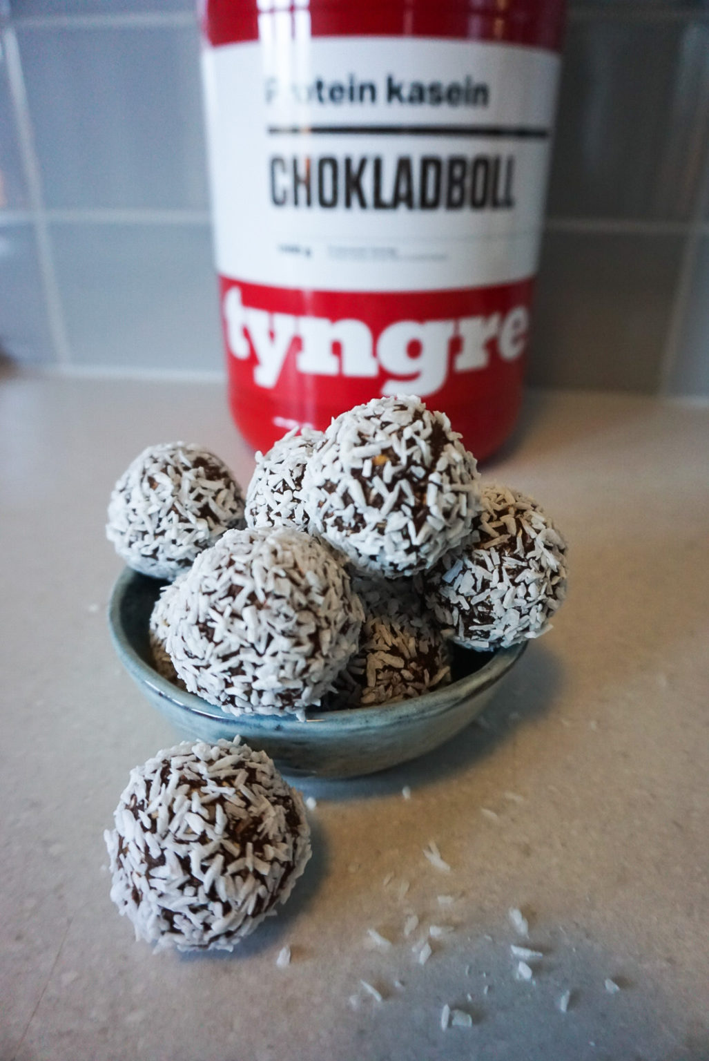 Proteinrika tyngre chokladbollar Skippa Sockret