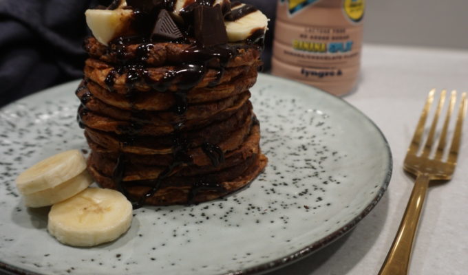 proteinpannkakor bananasplit