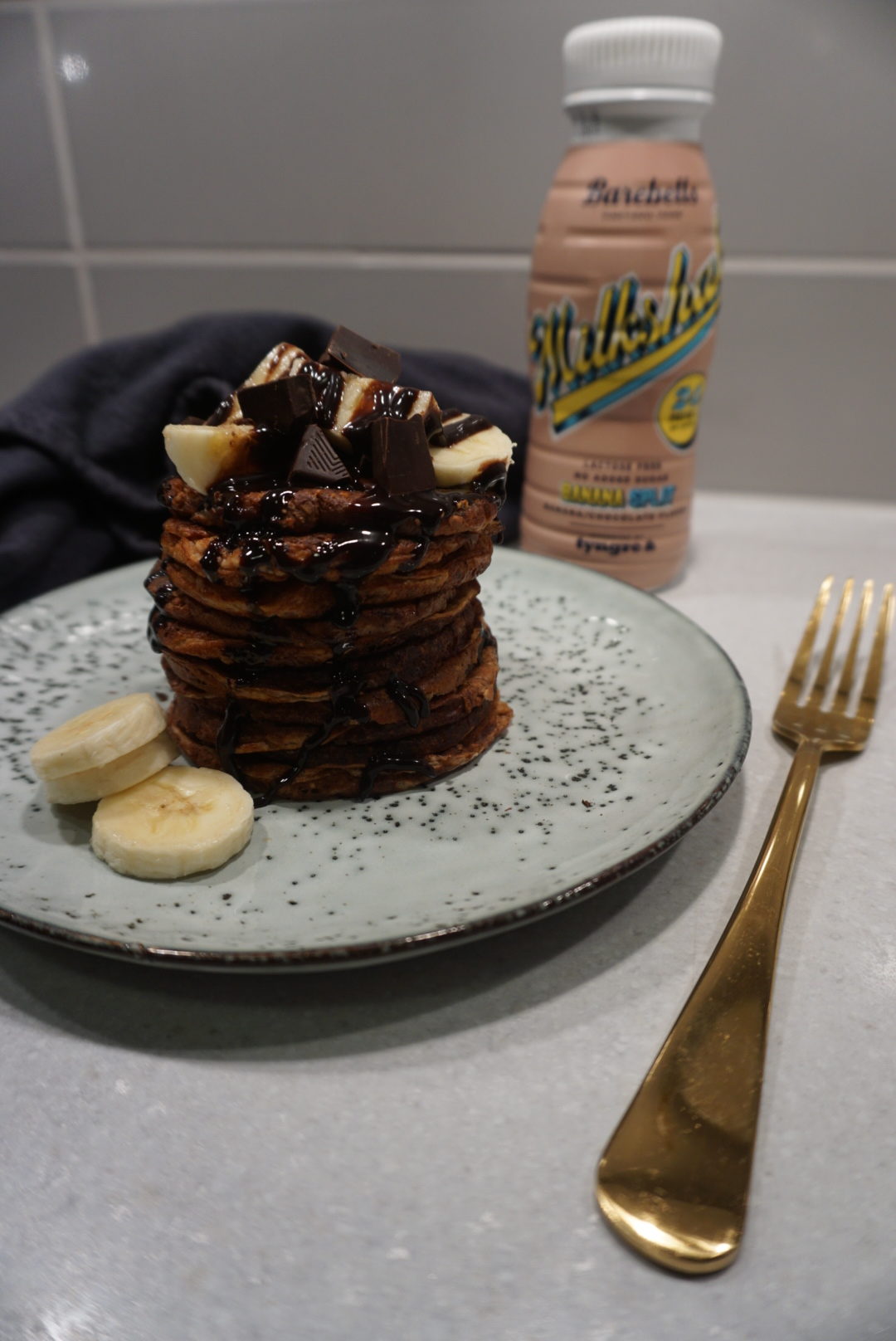 proteinpannkakor bananasplit 