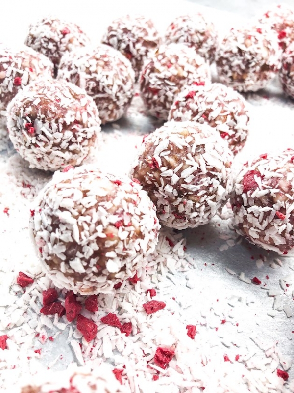 raw hallonbollar