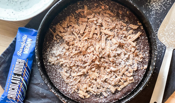 vegansk kladdkaka Barebells