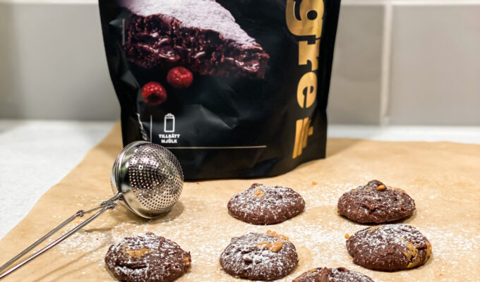 sockerfria kladdkakekakor