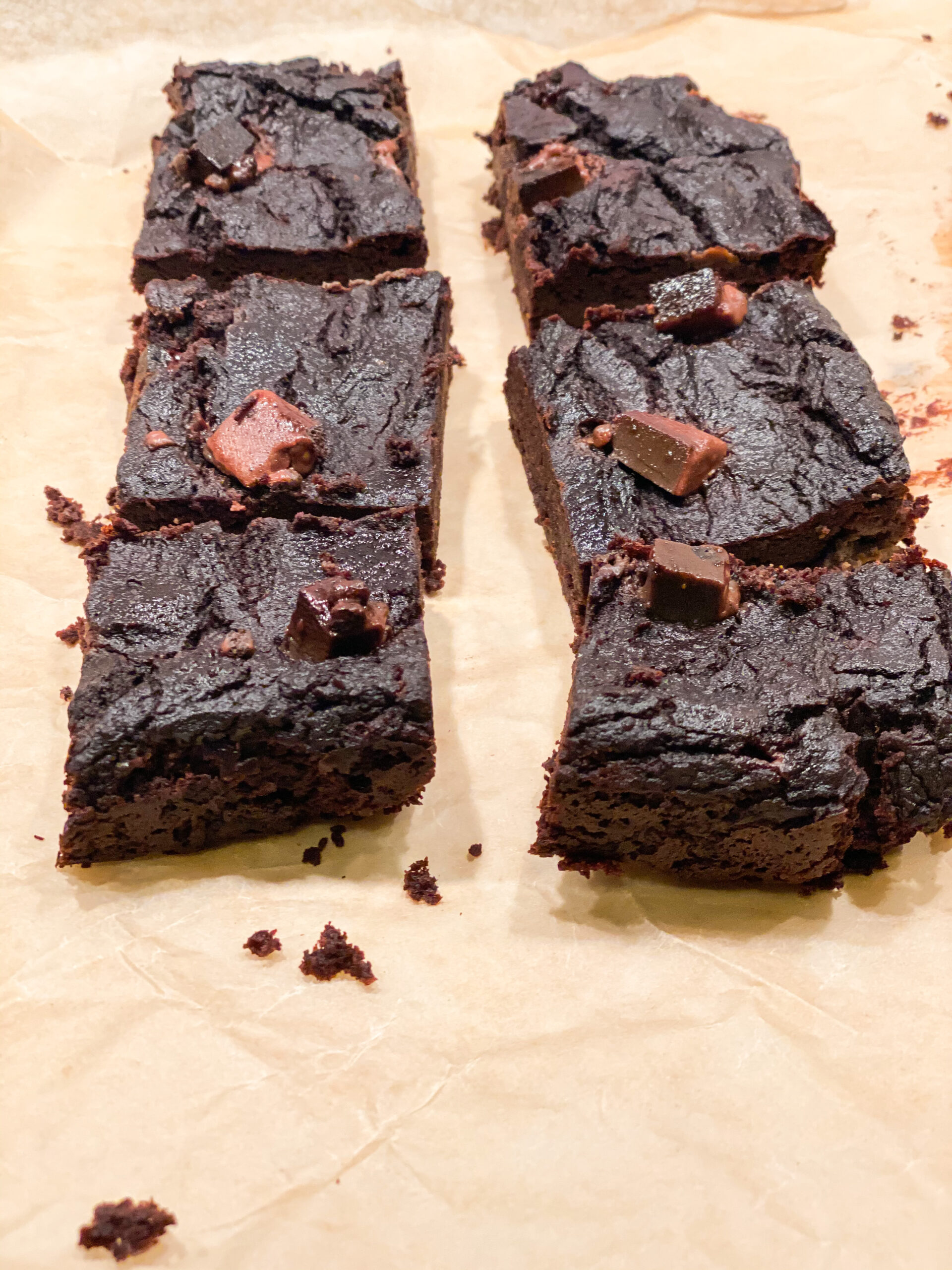 vegansk brownie