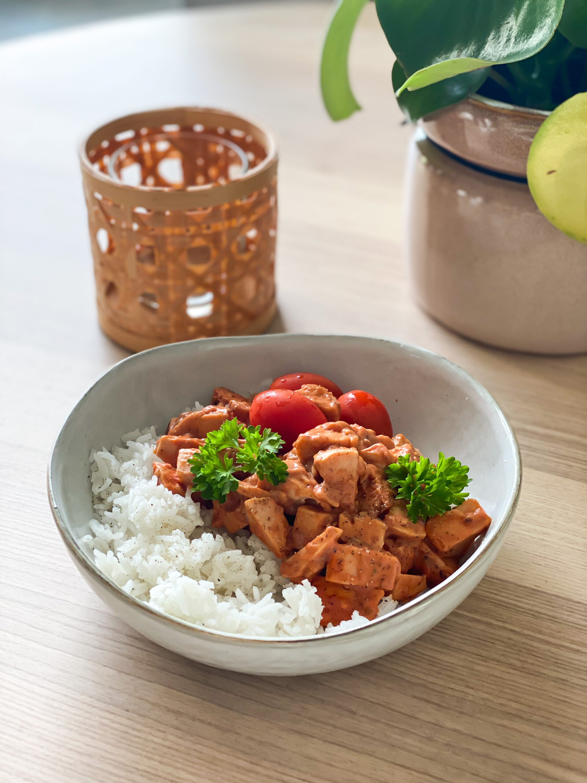 vegetarisk korvstroganoff 