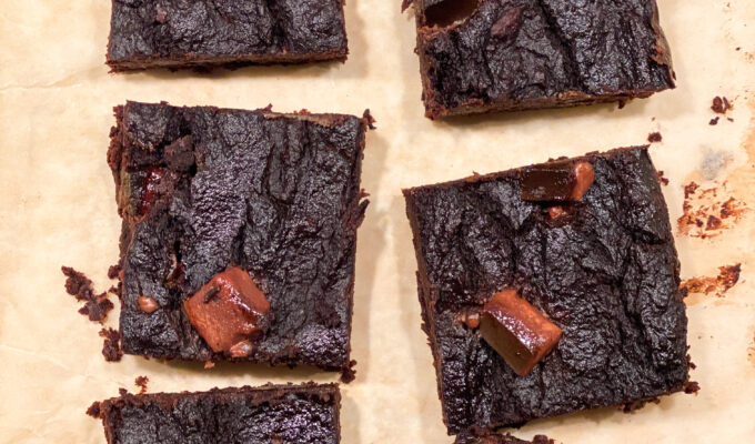 vegansk brownie