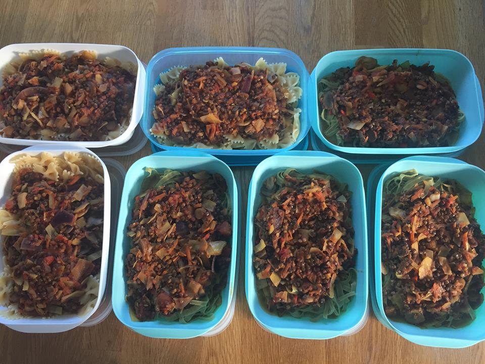 27781277_1895247137183115_585777570_n - Vegetarisk Bolognese med bönpasta