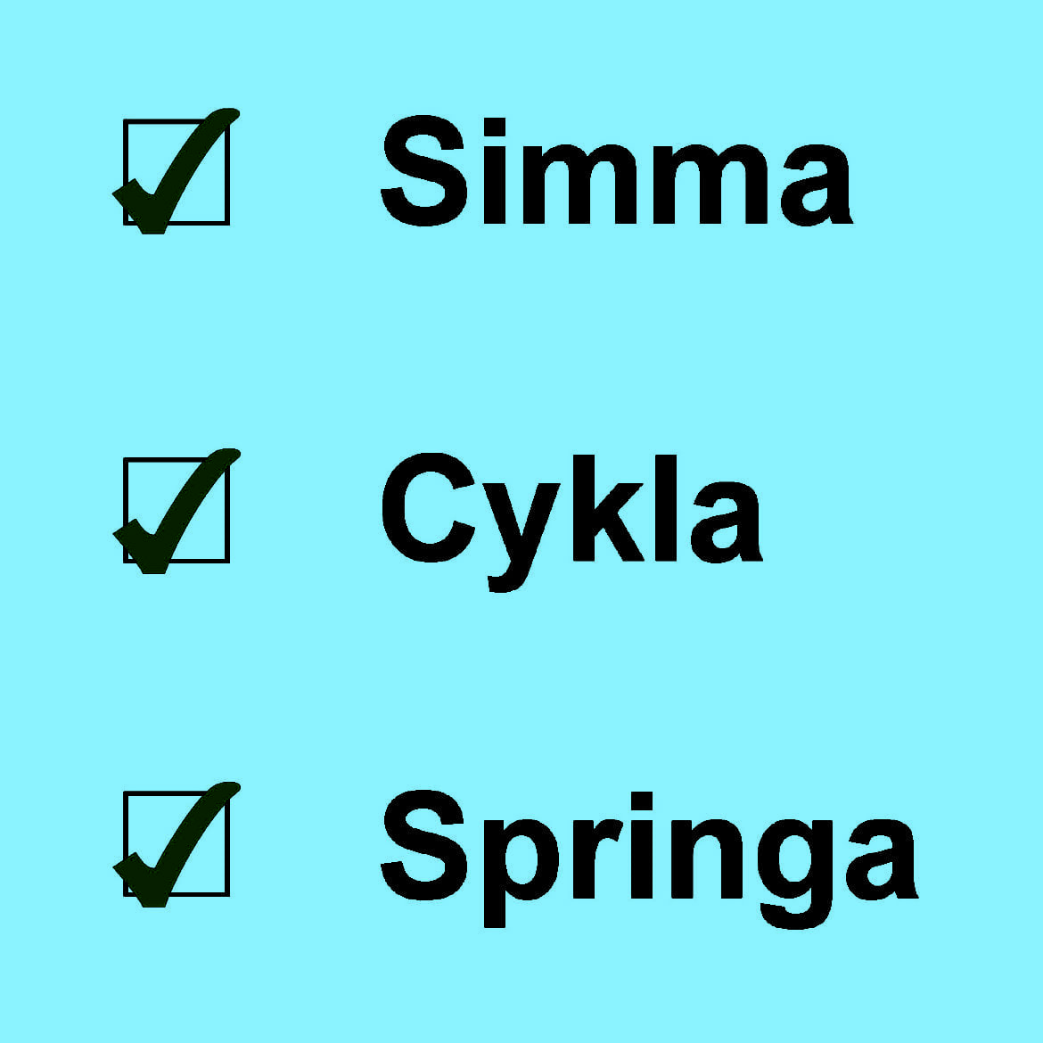 Swim, bike run