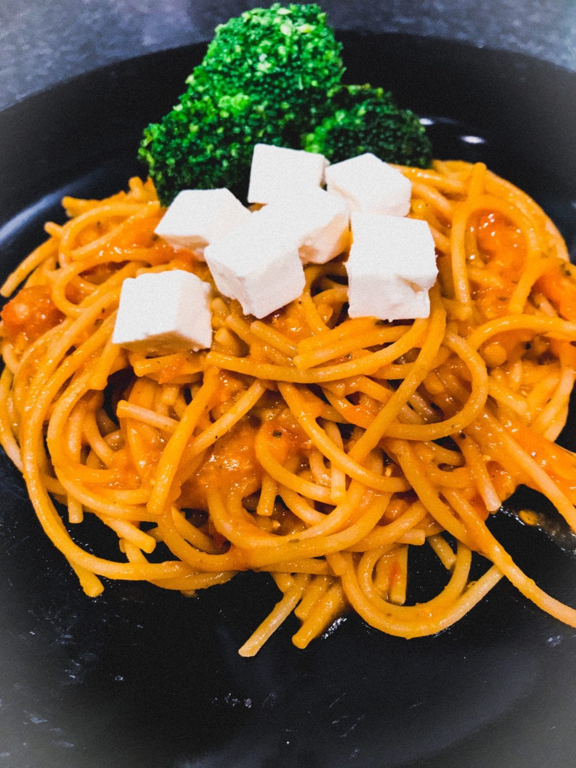 bönpasta med linssås