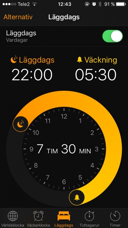 läggda - Få lagom med sömn