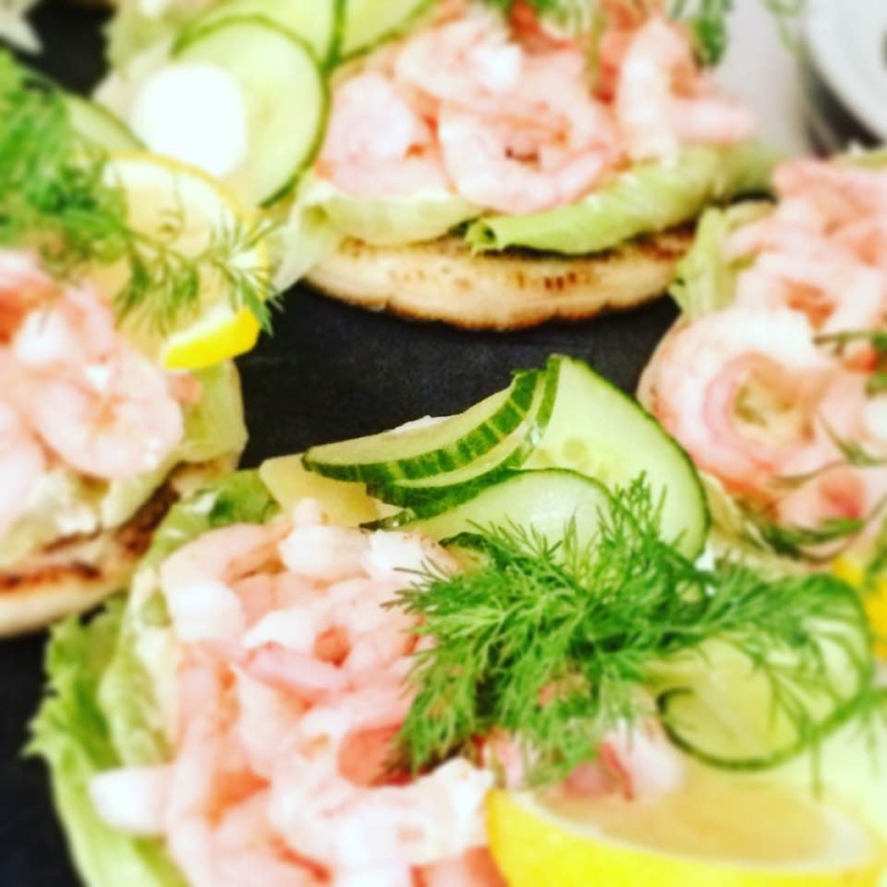 räksmörgås - Tillbaka på Svensk mark