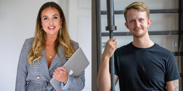 Nutritionisten Vilma Litens och personliga tränaren Patrick Rapp