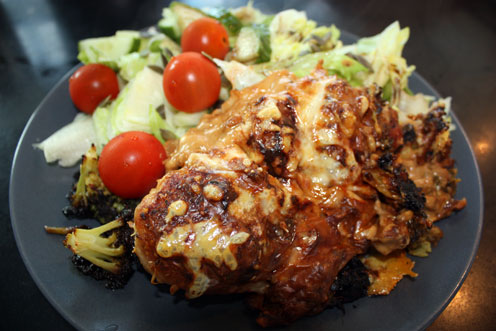 svampgrat_kyckling - middagsrecept