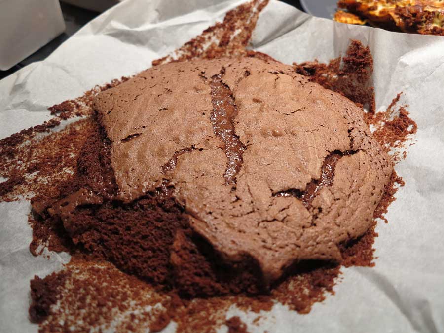kladdkaka kladdkaka - Äta med ögat?