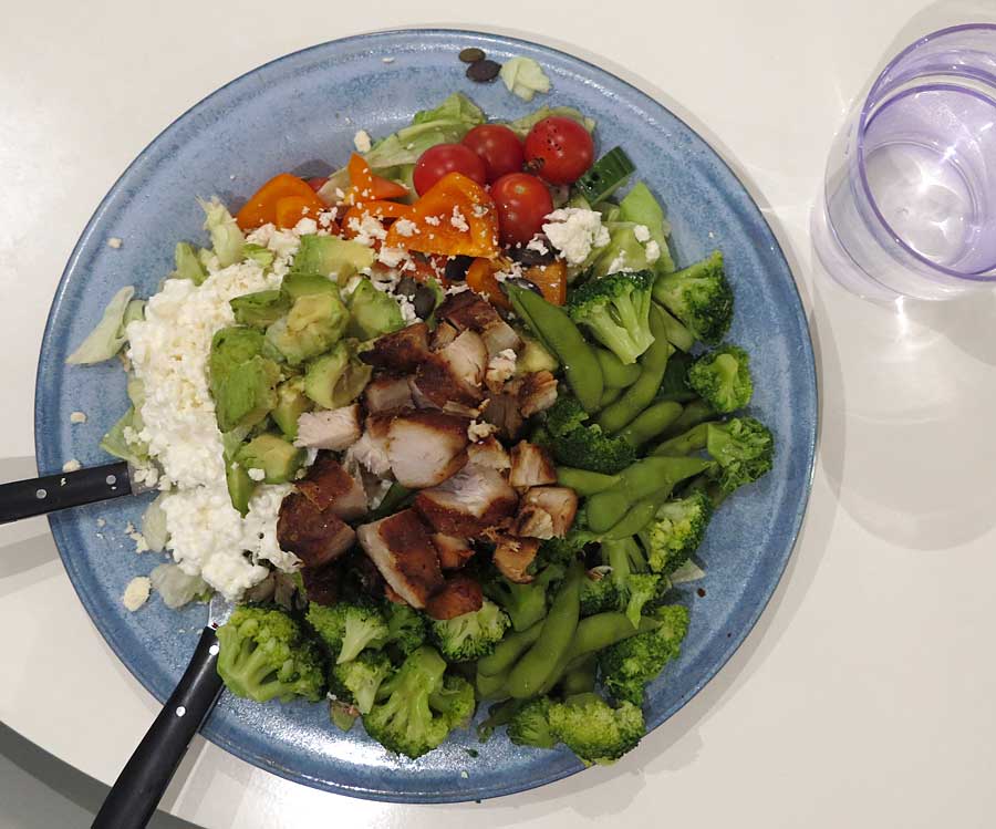 kycklingsallad_lyx kycklingsallad_lyx - Äta med ögat?