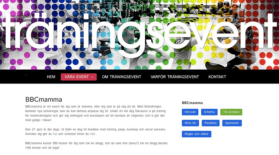 traningsevent.se traningsevent.se_ - Träningsevent.se och BBCmamma