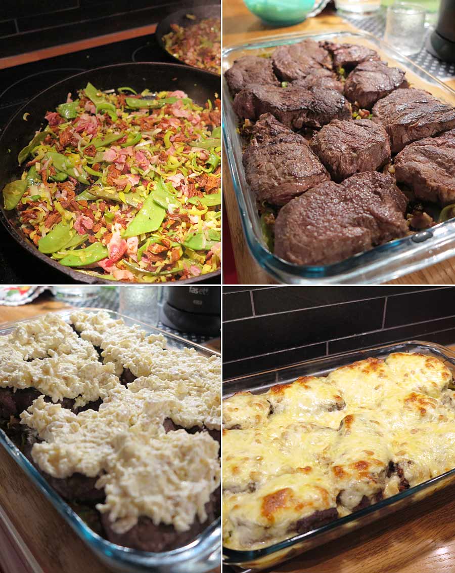 nyarskott2012 nyarskott2012 - Ostgratinerad älgfilé på grönsaksbädd - recept