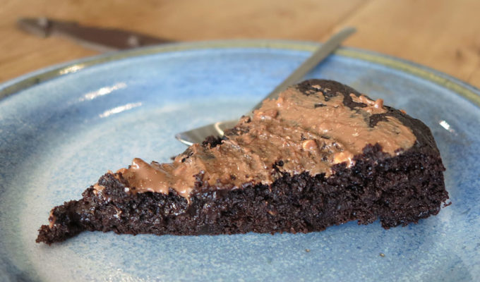 brownie av svarta bönor