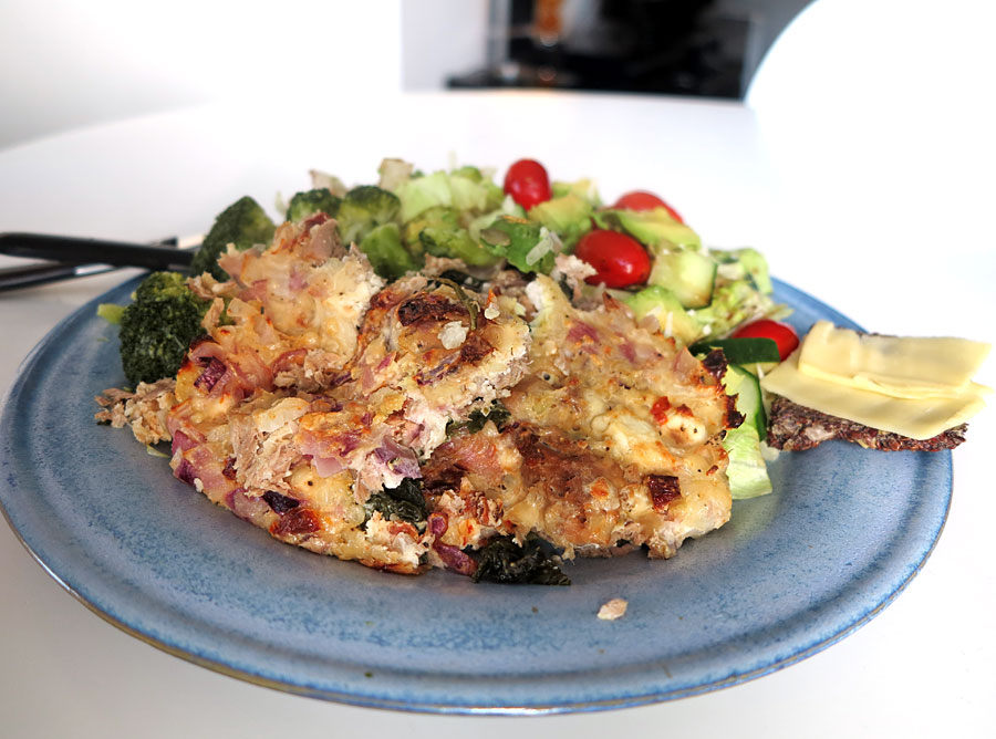 tonfiskgratang tonfiskgratang - Tonfisk-, feta- och spenatgratäng