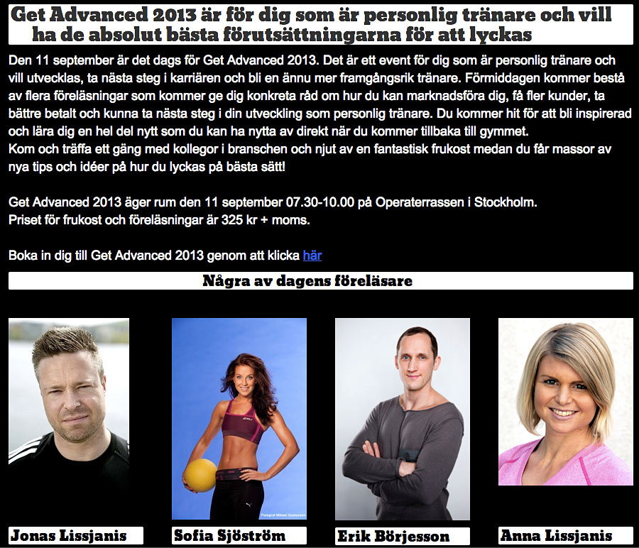 get_adv get_adv - Aktuellt med Lissjanis hösten 2013