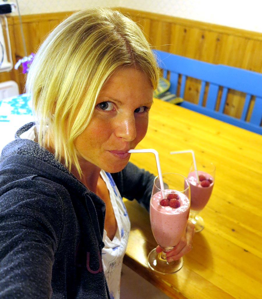 jordg_smothie jordg_smothie - Glassdrink med jordgubbar