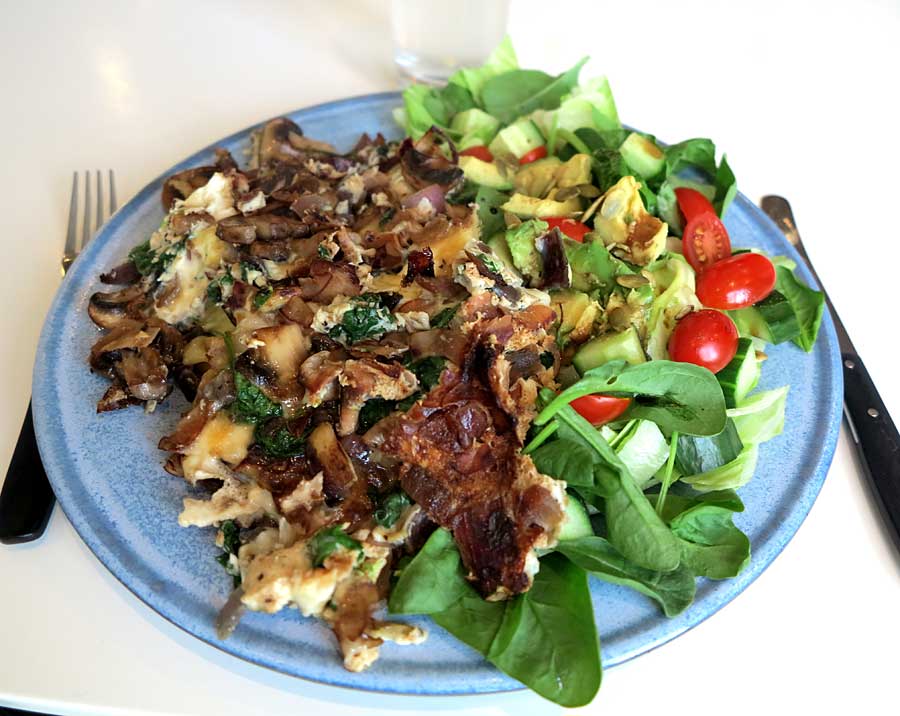 omelett_spenat omelett_spenat - Grön omelett -recept