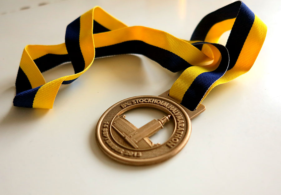 halvmara_medalj halvmara_medalj - DN Stockholm Halvmarathon -mitt lopp