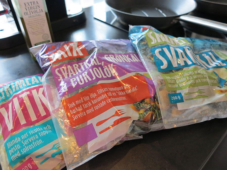 kalsorter kalsorter - Grädd- & parmasanstuvad svartkål -recept