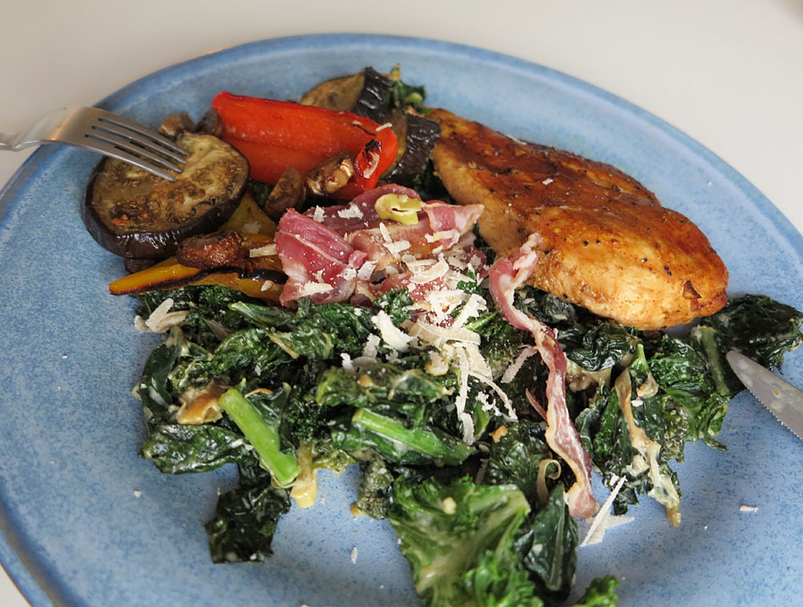 kyckl_kal kyckl_kal - Grädd- & parmasanstuvad svartkål -recept